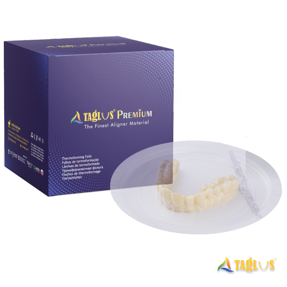 Taglus® PREMIUM  Aligner & Retainer thermoforming sheets.  Savaria-Dent orthodontics