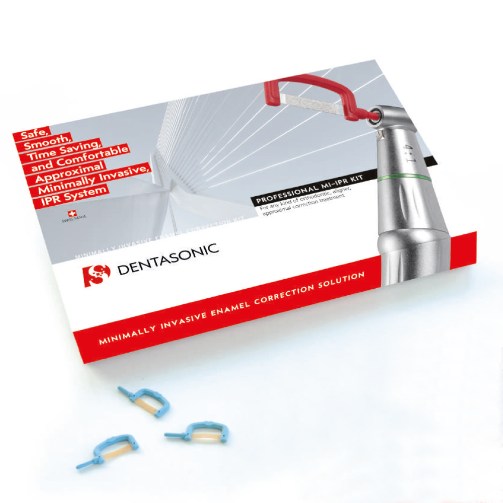 DentaSonic Starter & Basic kit for bilateral and monolateral interdental reduction of the tooth size