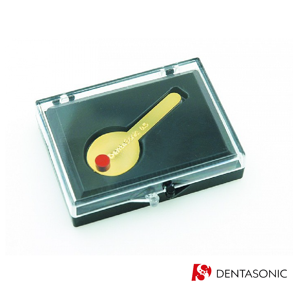 DentaSonic Strip Measuring gauge, Stainless steel gauge with 6 different thicknesses. Savaria-Dent