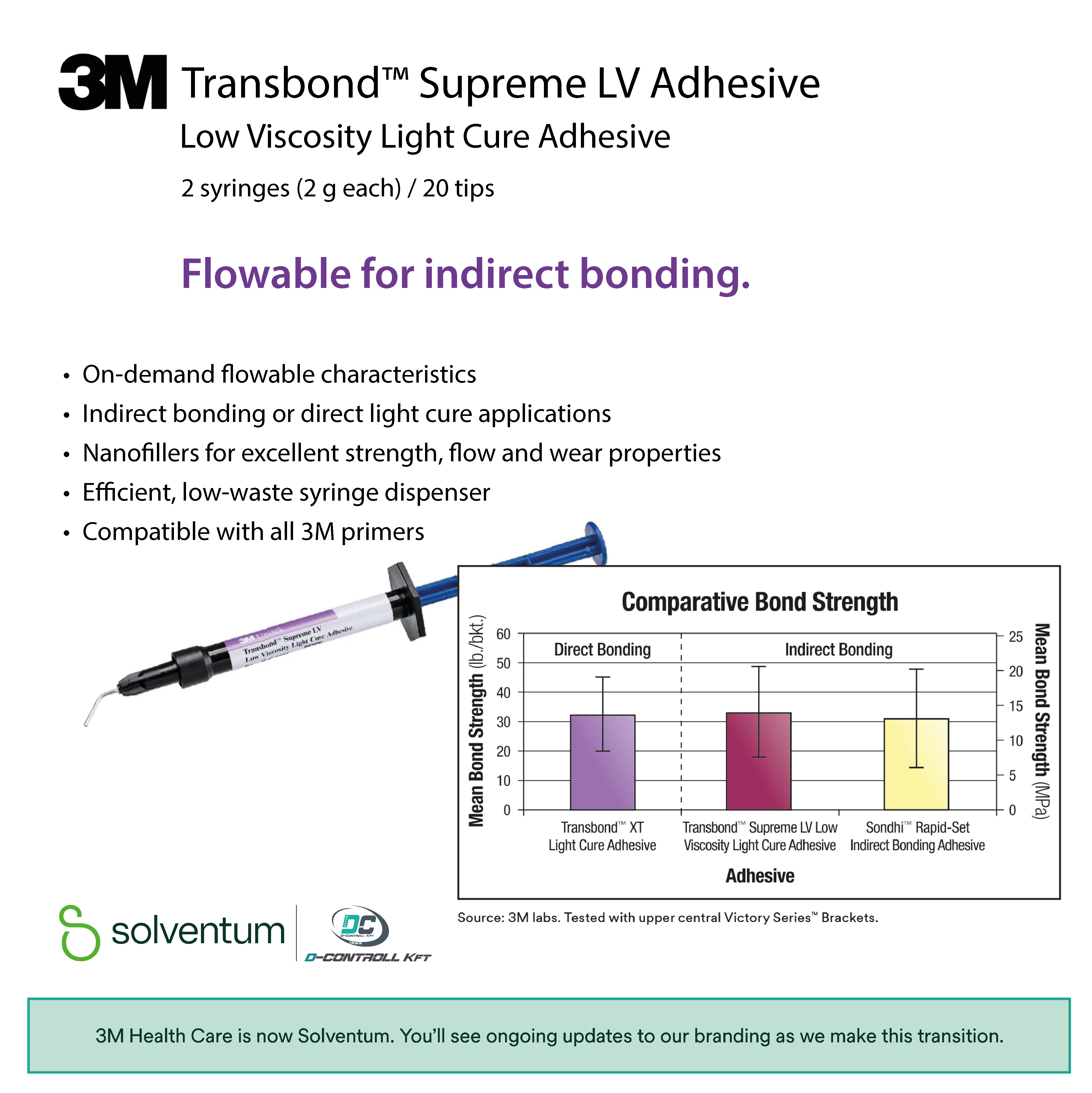 3M™ Transbond™ Supreme LV Adhesive - 3