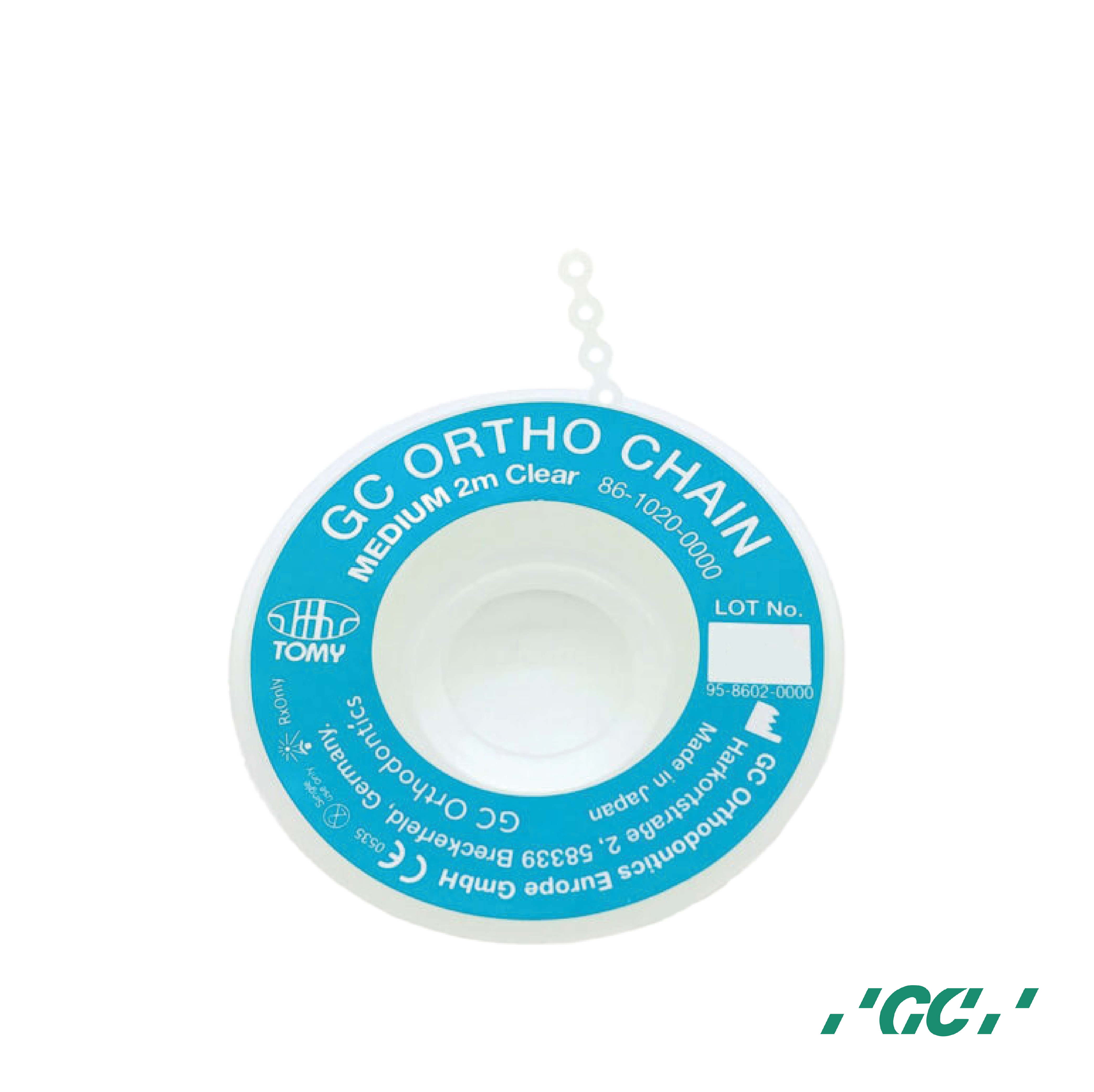 GC Ortho Chain Elastometics short-continuous, medium, long 2m spool. Savaria-Dent