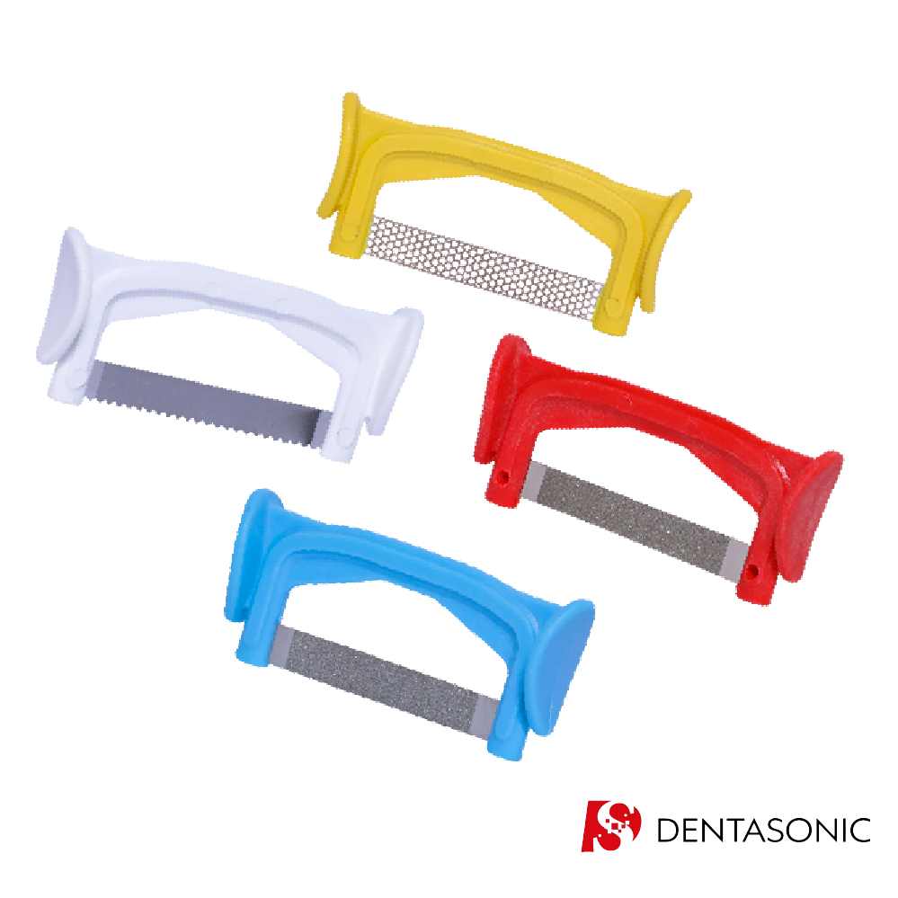 DentaSonic ErgoStrip Manual diamond strip for bilateral treatment. Set with 1 or 2 sides coated - Savaria-Dent