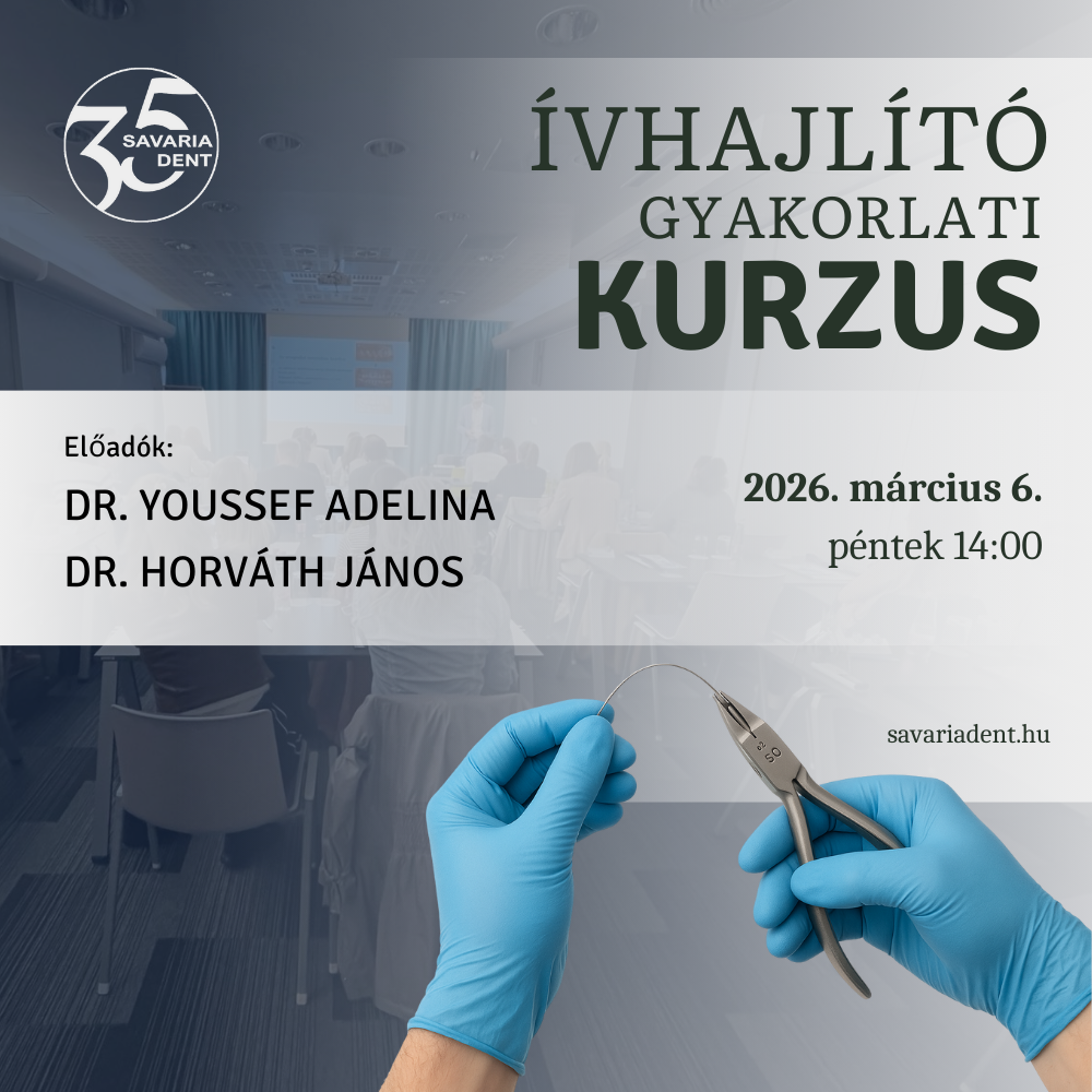 Fogszabályozó  ívhajlító gyakorlati kurzus, 2026.03.06. Budapest, Dr. Youssef Adelina, Dr. Horváth János, Savaria-Dent, fogszabályozó szakvizsga gyakorlás