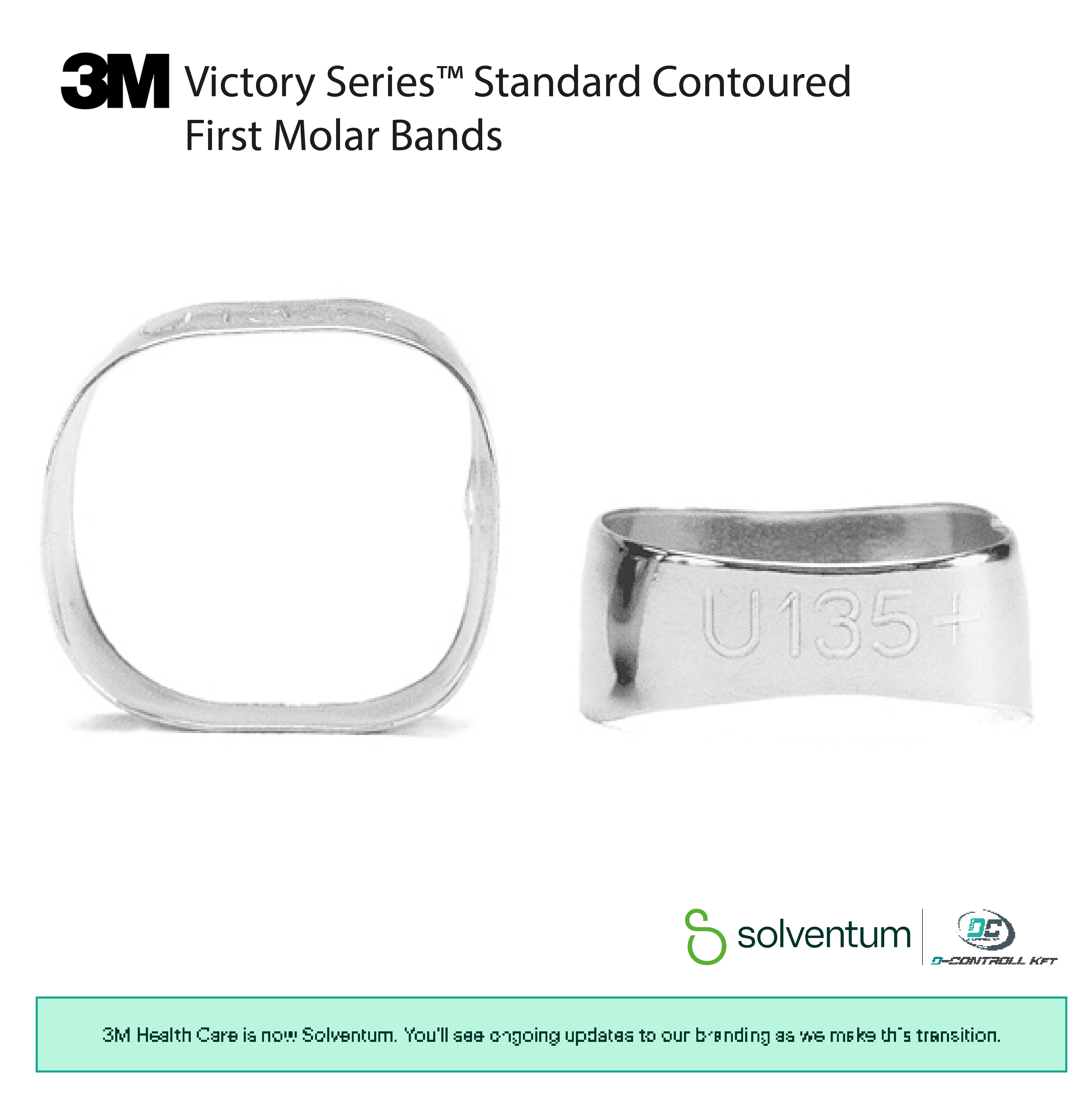 3M Victory Series™ Narrow Contoured First Molar Bands - 1