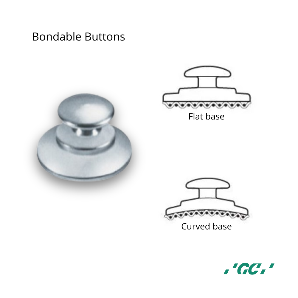 Metal Bondable Buttons - 3