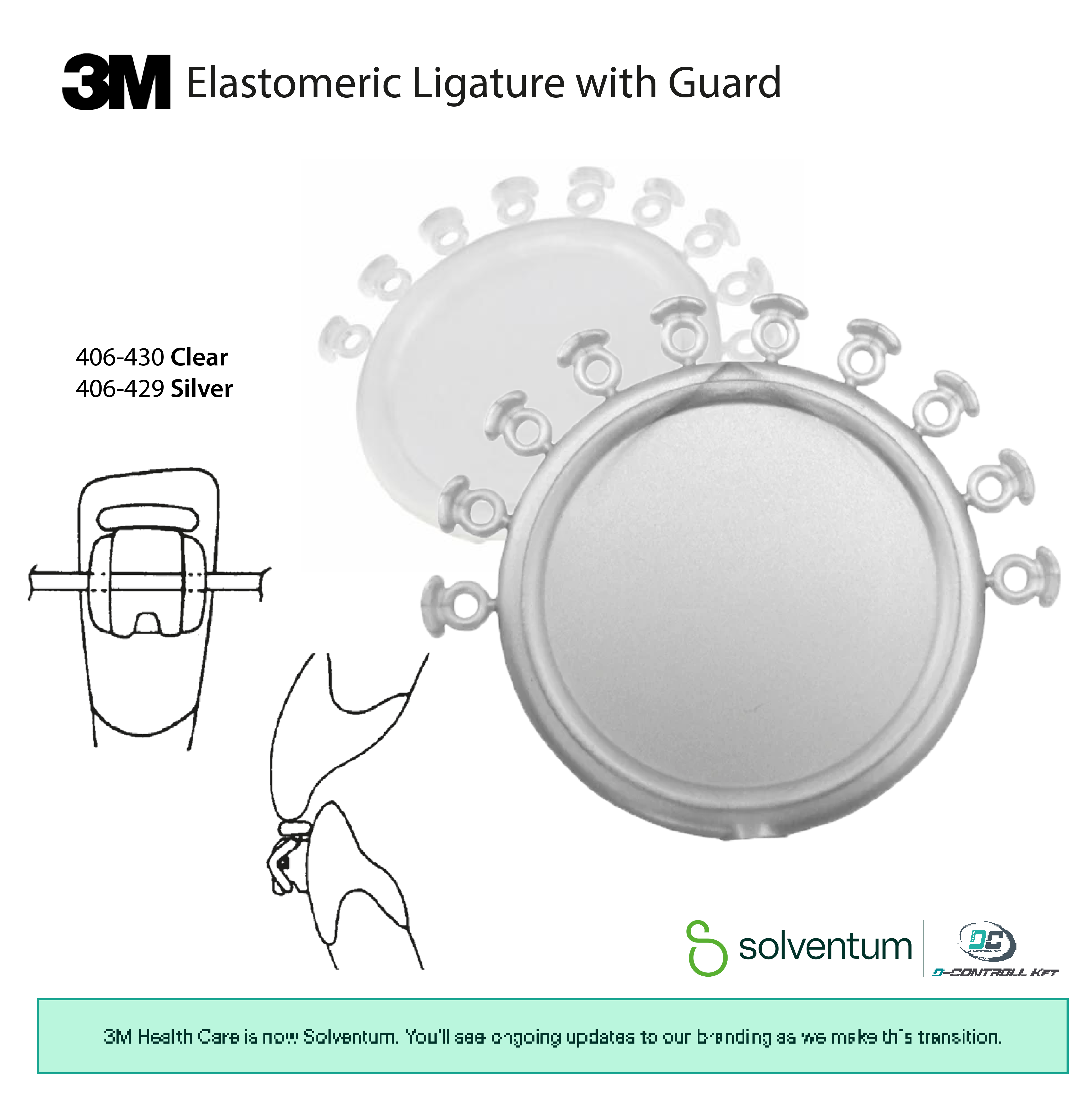 3M™ AlastiK™ Elastomeric Ligature with Guard - 1