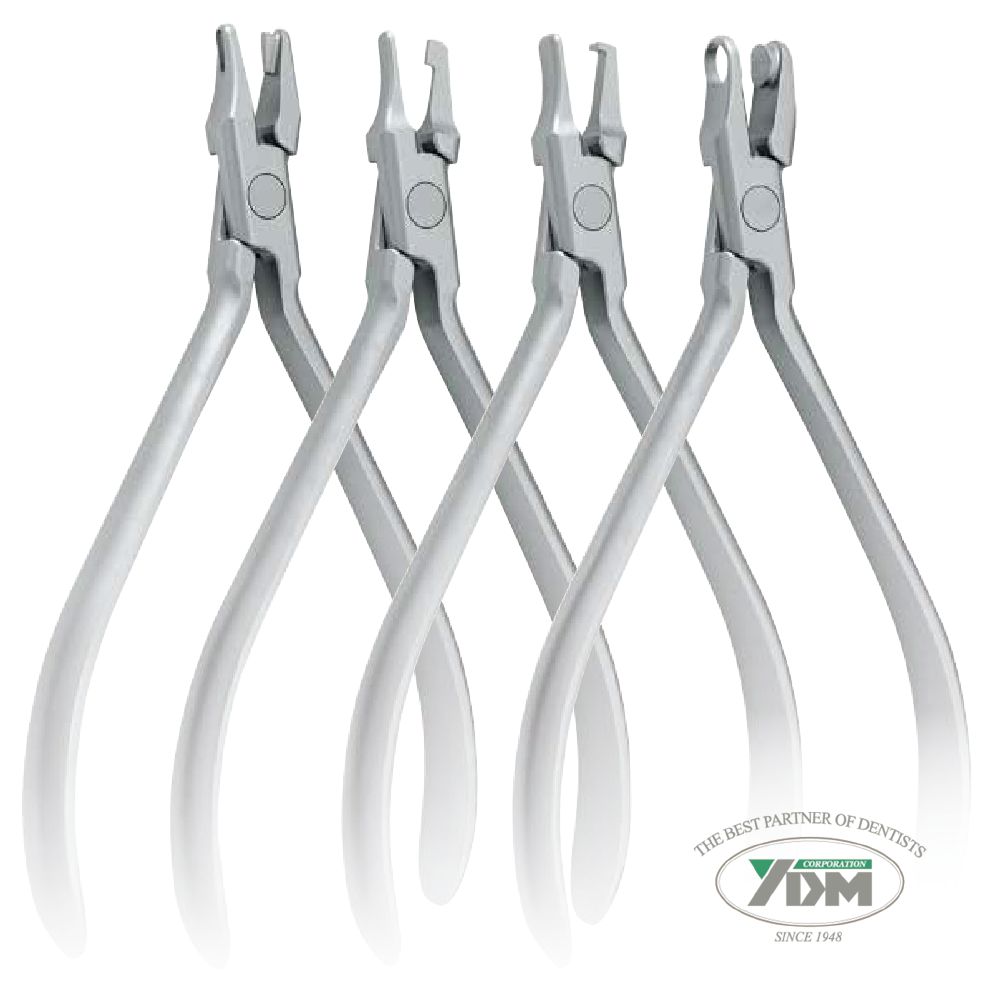 Orthodontic Aligner Pliers: - Tear Drop - Vertical - Horizontal - Hole Punch from YDM Made in Japan. Savaria-Dent