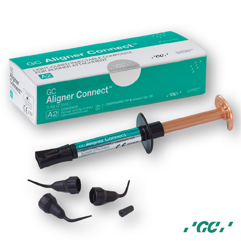 GC Orthodontics Aligner Connect Light Cure Orthodontic Adhesive for Aligner Attachments, Savaria-Dent